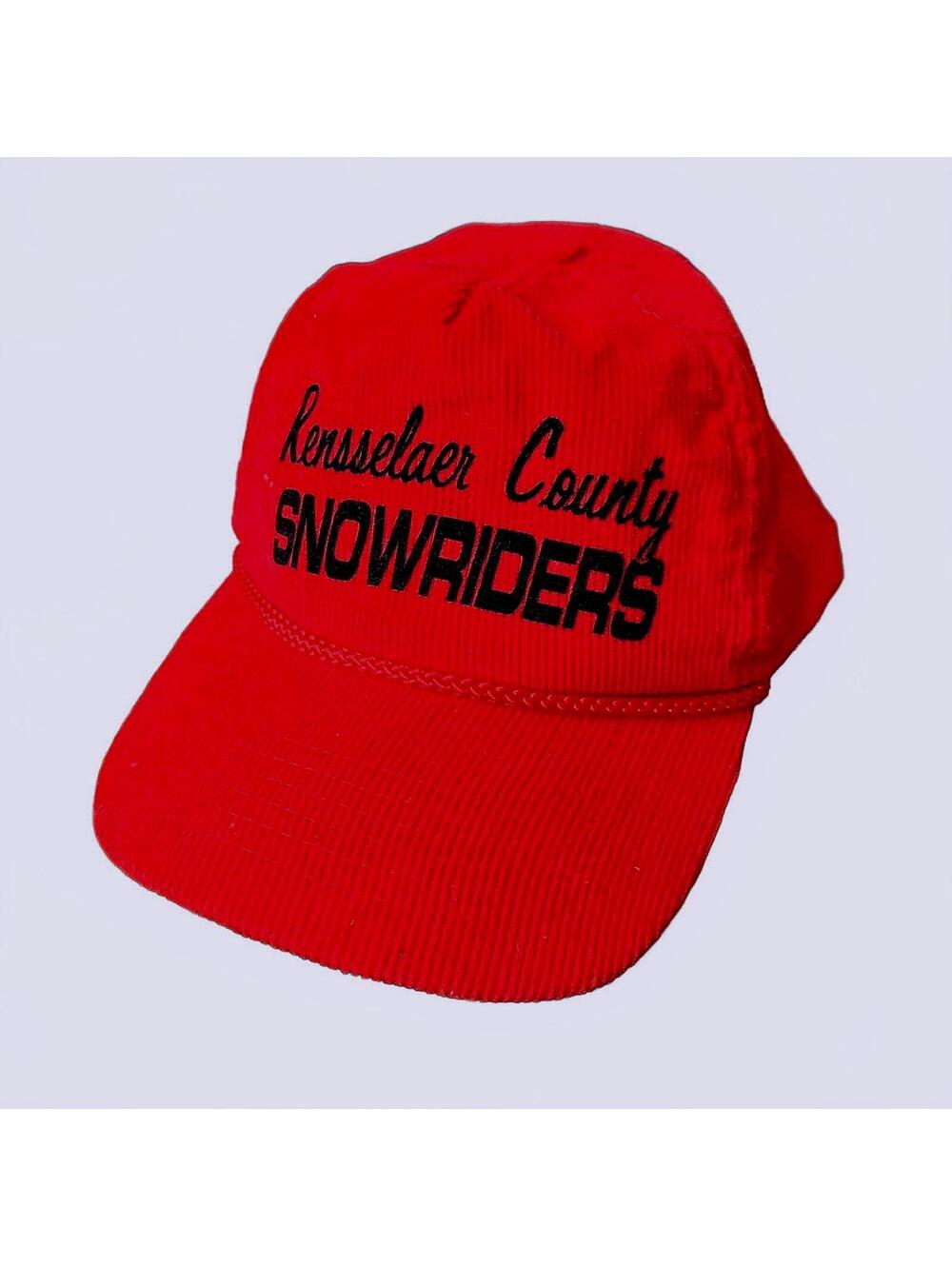 Vintage 90's Corduroy Snowriders Adjustable Hat
